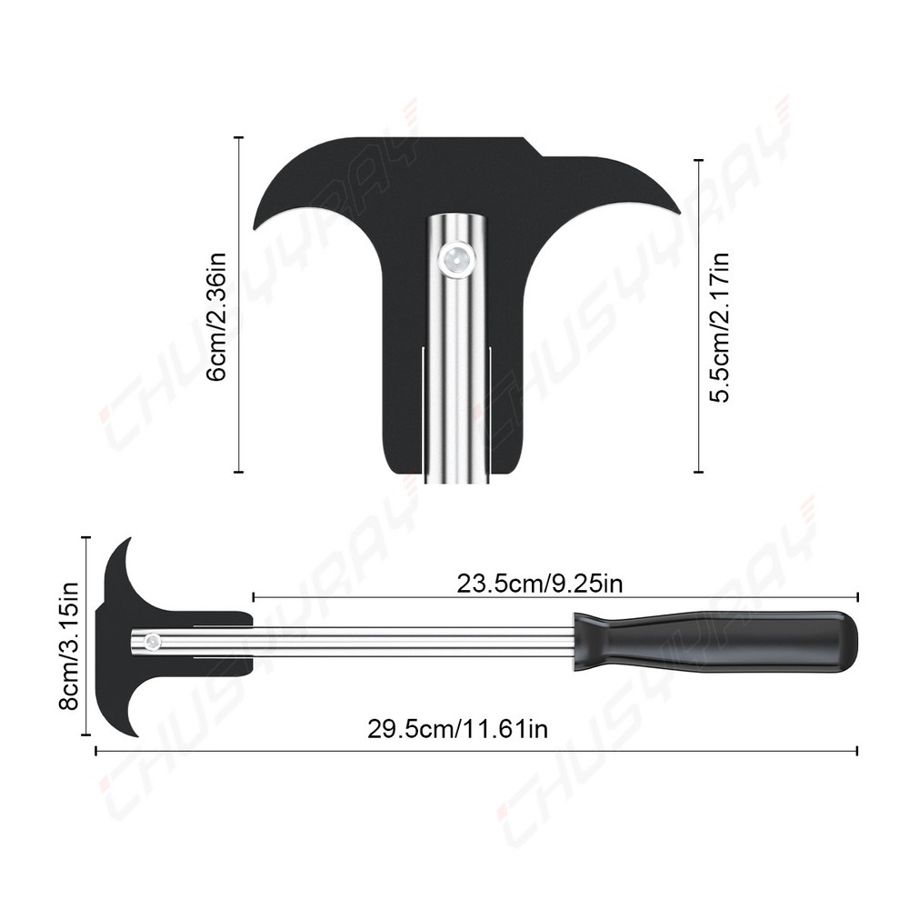 Professional Seal Puller Tool with Dual Hook Tips Remove Oil and Grease Seals