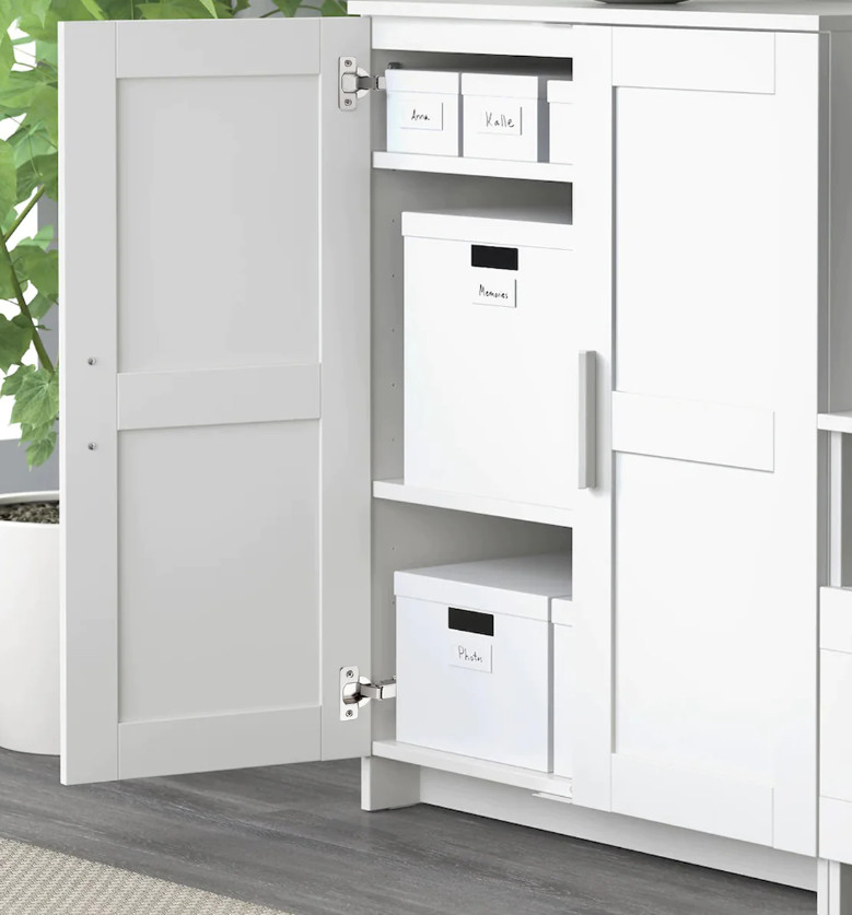 Probrico Full Overlay Soft Close Hinges for Cabinets WITHOUT Frames - 4 PIECES