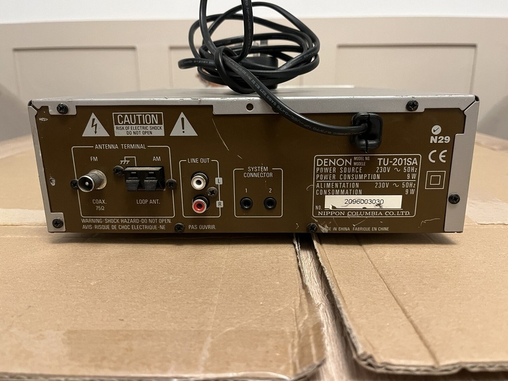 denon radio tuner