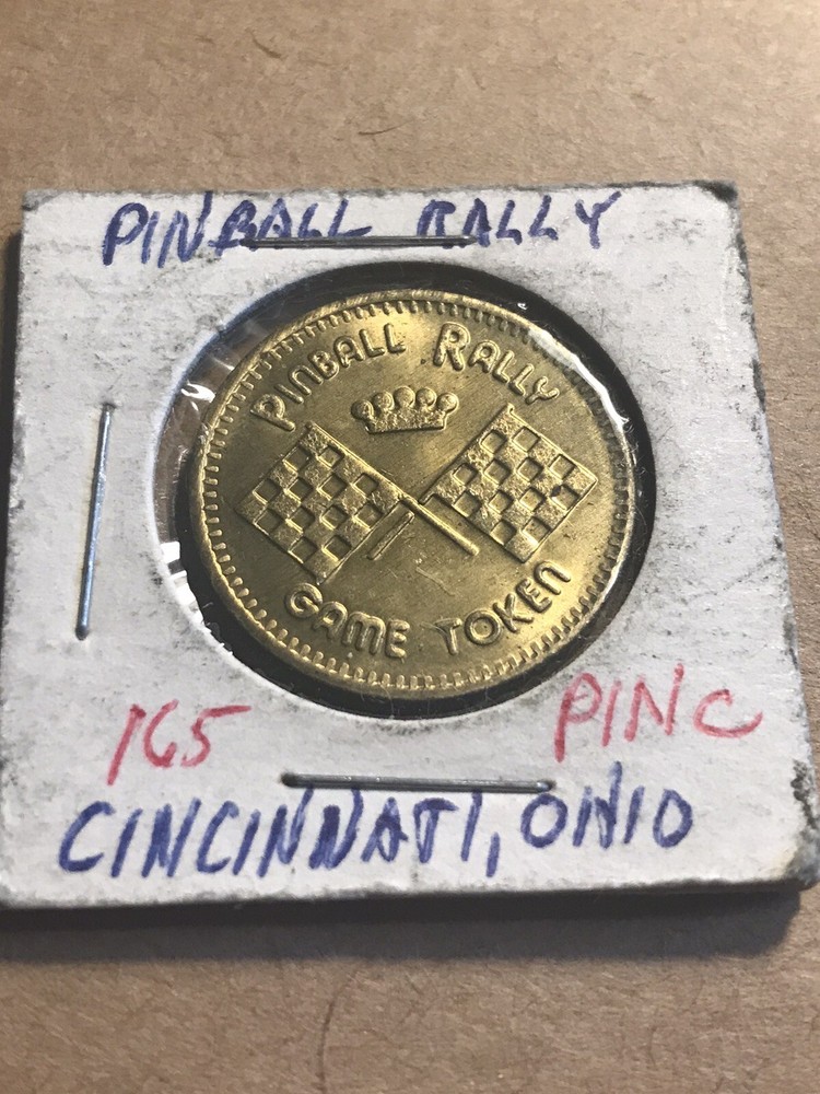 Cincinnati Ohio Arcade / Amusement Pinball Rally Token