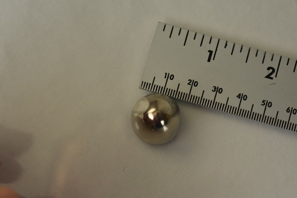 Beautiful Potentiometer Solid Chrome Silver Component Subwoofer Knob Detented