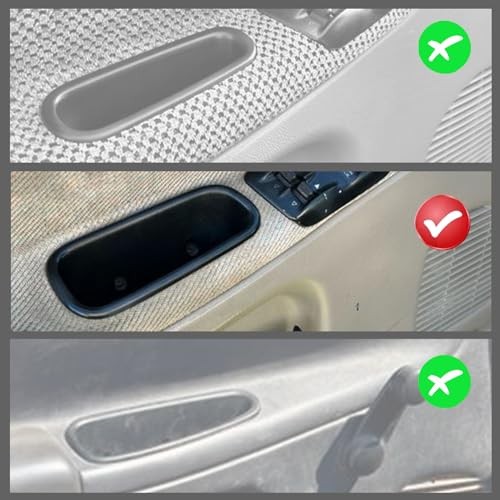 TQPONLY Door Pull Handle Cup Trim Front | Compatible with 1994-2002 Left Side
