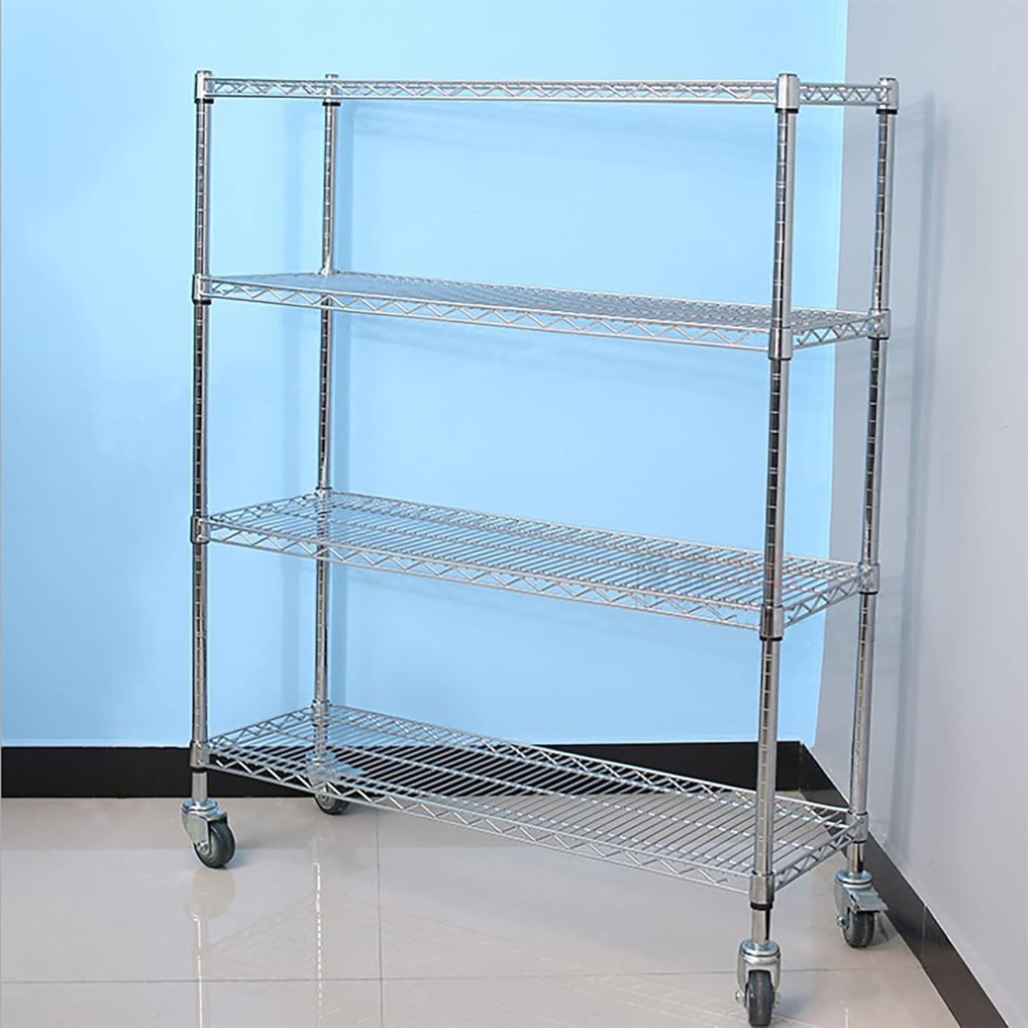 Wire Shelf Clips for 3/4" Post, 25 Pairs 50 Pieces Wire Shelving Shelf Lock Clip