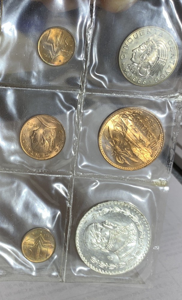 1965 MEXICO MINT SET, UNC