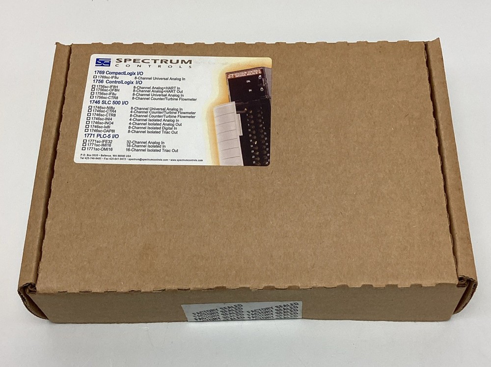 Spectrum 1746sc-NI8u 8-Channel Universal Analog Input Module AB Enabled