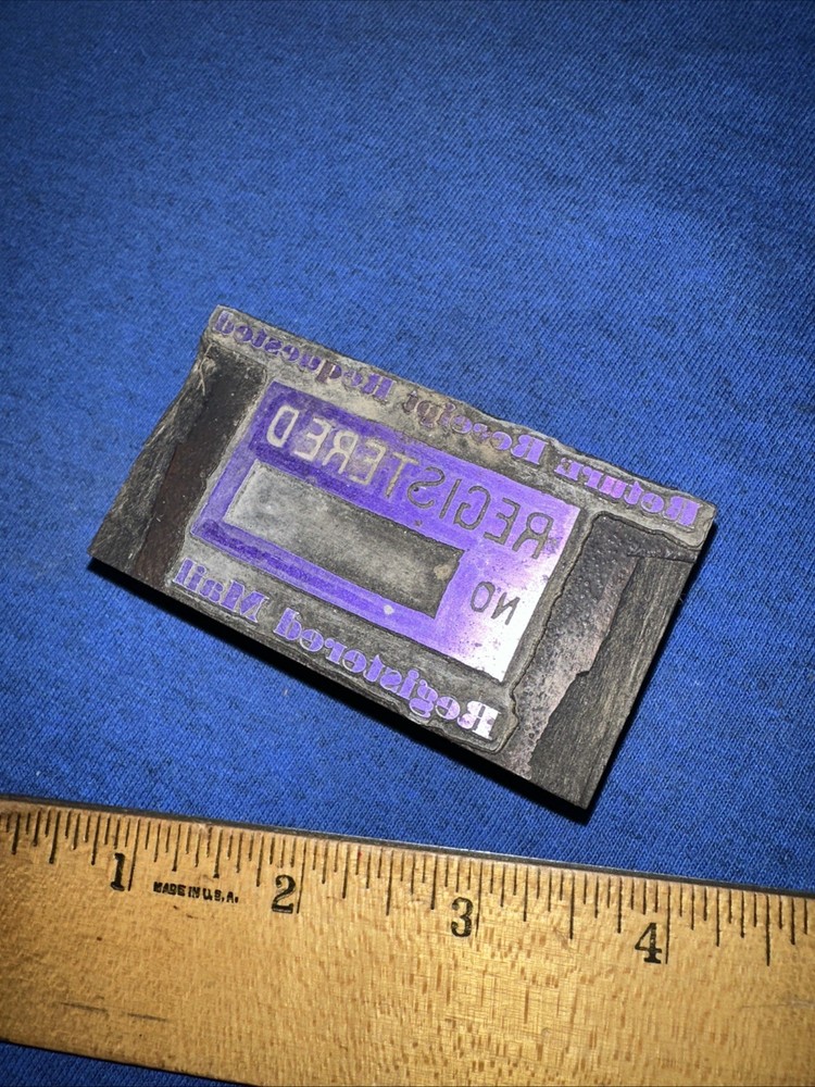 Printing Block ( Registered Mail ) Return Receipt Requested ￼