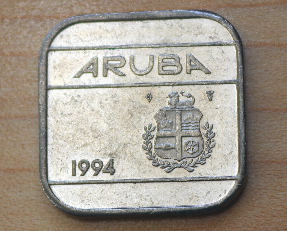 1994 Aruba 50 Cents