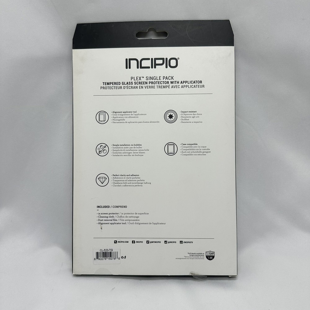 Incipio Plex Plus Tempered Glass Screen Protector for iPad mini 4