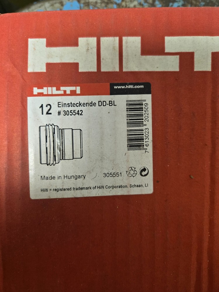 hilti core drill adapters
