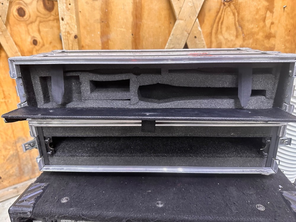 Omega 1U Single Space Wireless Microphone Rack Case #2