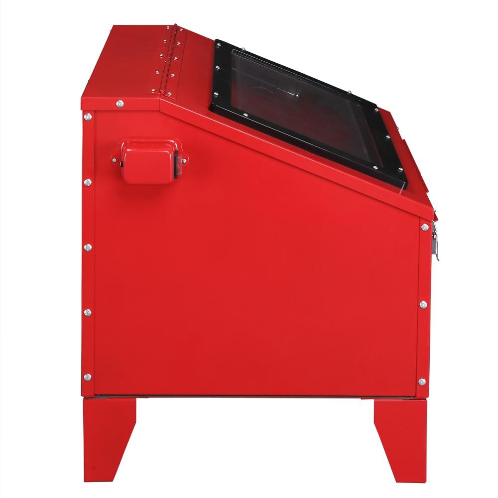 Sand Blast Abrasive Cabinet with Gun, Hose, Gloves, Nozzles, Sandblaster, Media