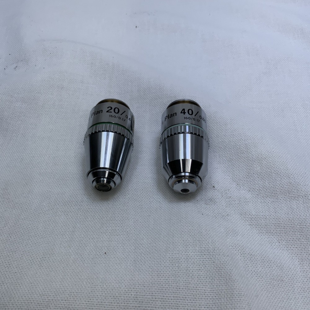 Nikon Microscope Objective E Plan 20 & 40