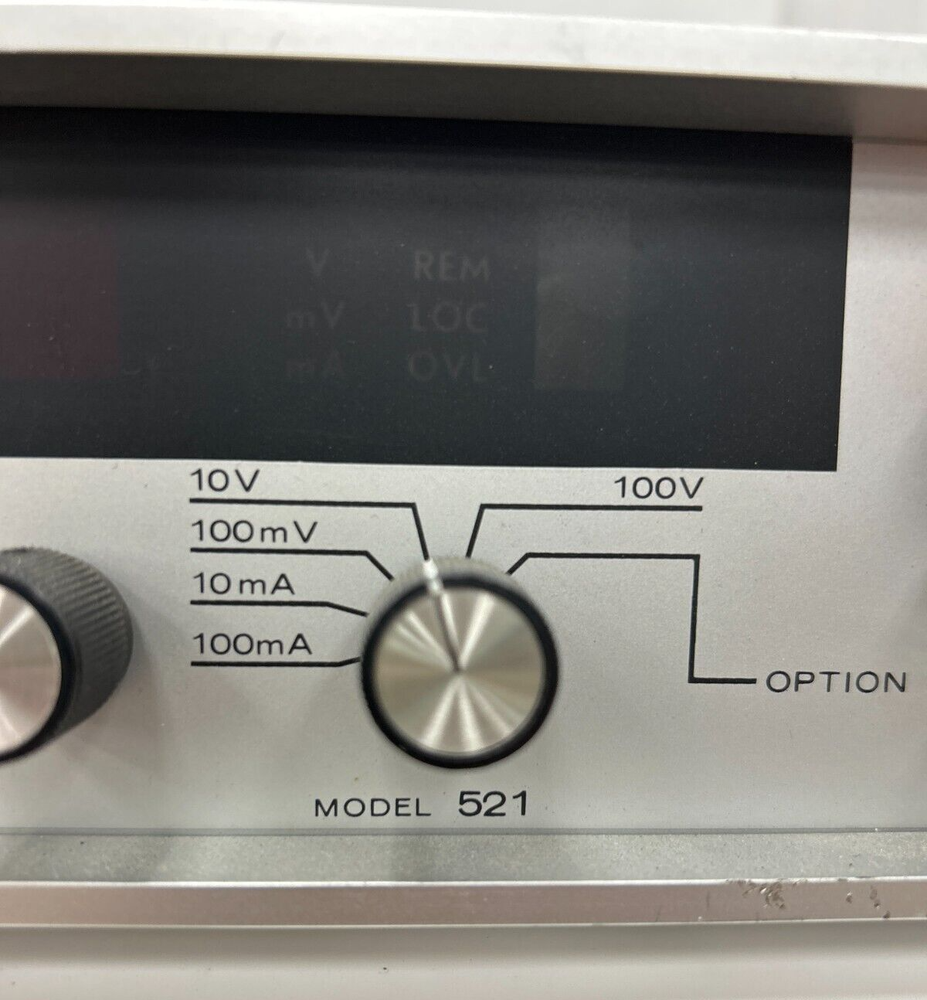 ELECTRONIC DEVELOPMENT CORPORATION D.C. CALIBRATOR MODEL 521
