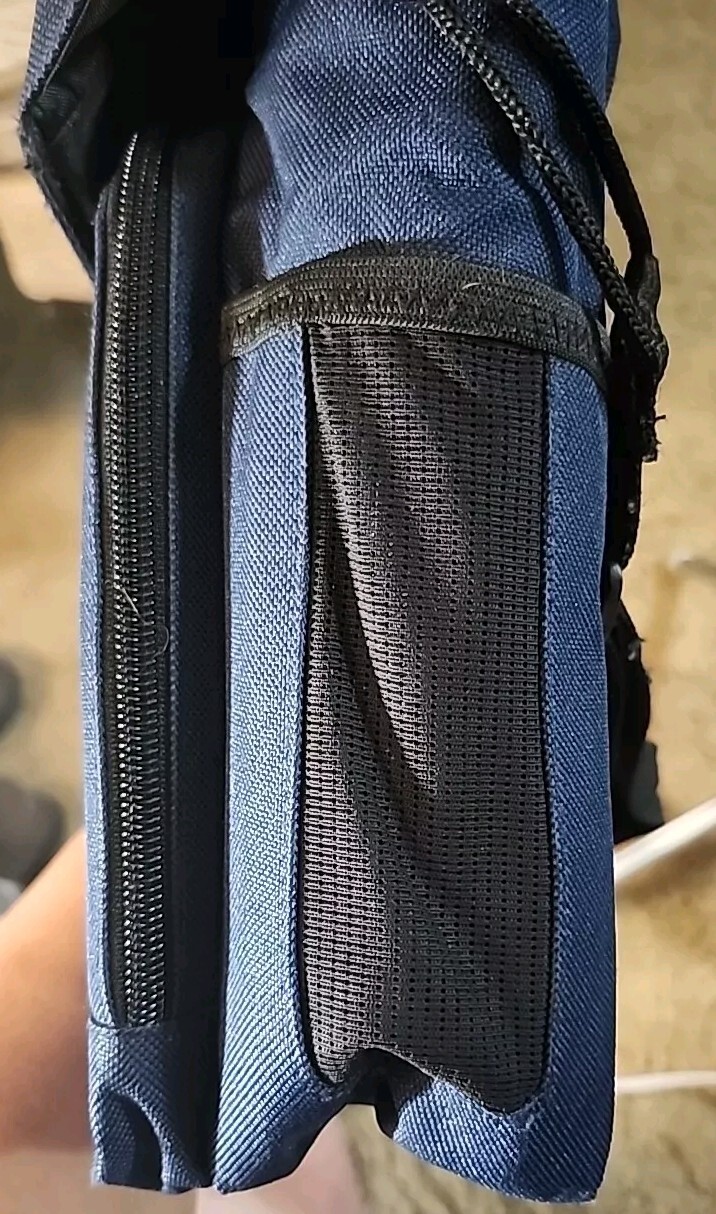 Disneyland Crossbody Bag Blue 12" x 9" x 4" Vacation Organize