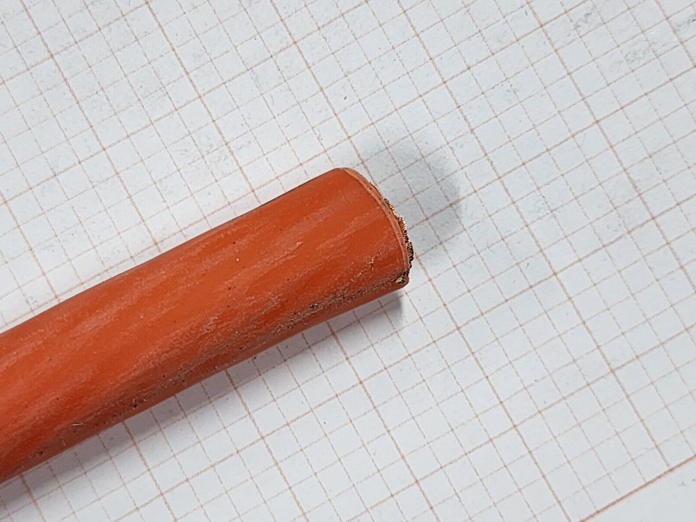 Champlain Cable #2/0awg 70mm2 EXRAD ERGOFLEX Thin Wall High Voltage Orange /5ft