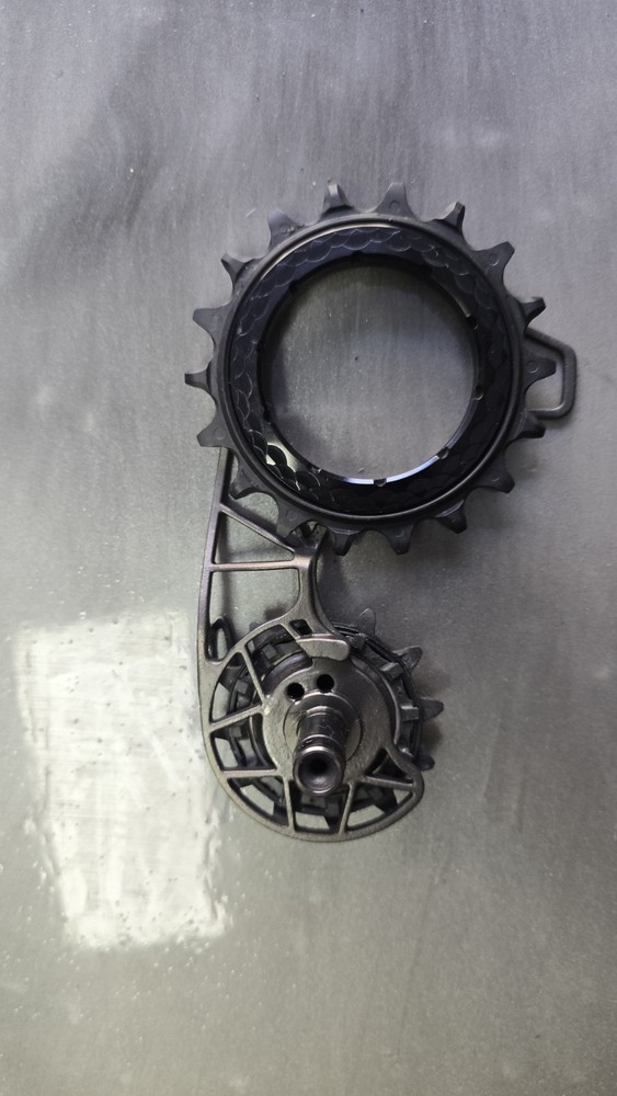 absoluteBLACK TITANIUM -Ceramic Oversized Derailleur Pulley Cage. " Rare "