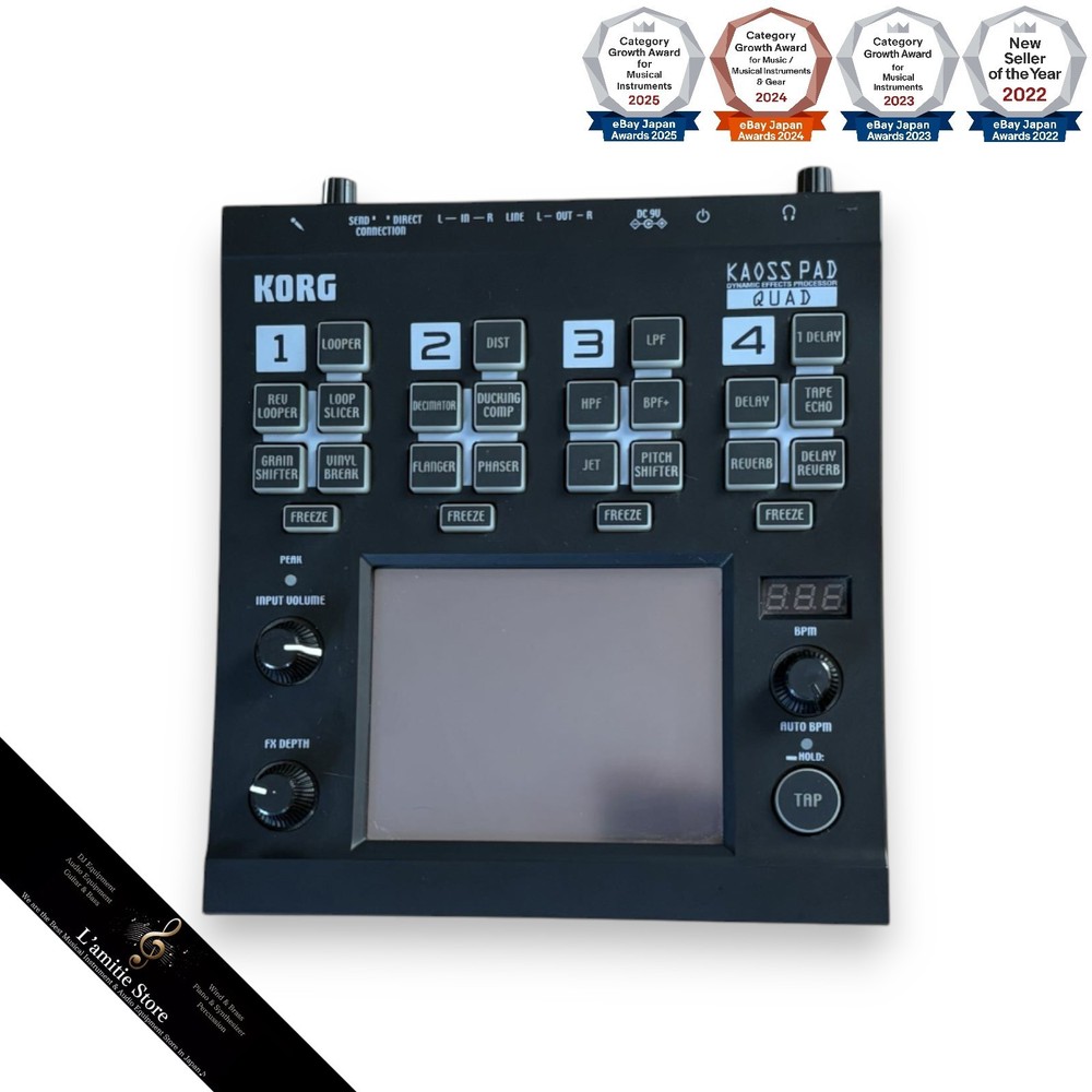 KORG Kaoss Pad Quad KP-QUAD DJ Effects Processor Touchpad Sampler KPQUAD Japan