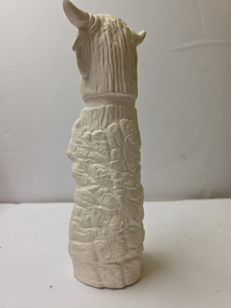 Native Skull Totem 8" Ceramic Bisque, Ready to Paint