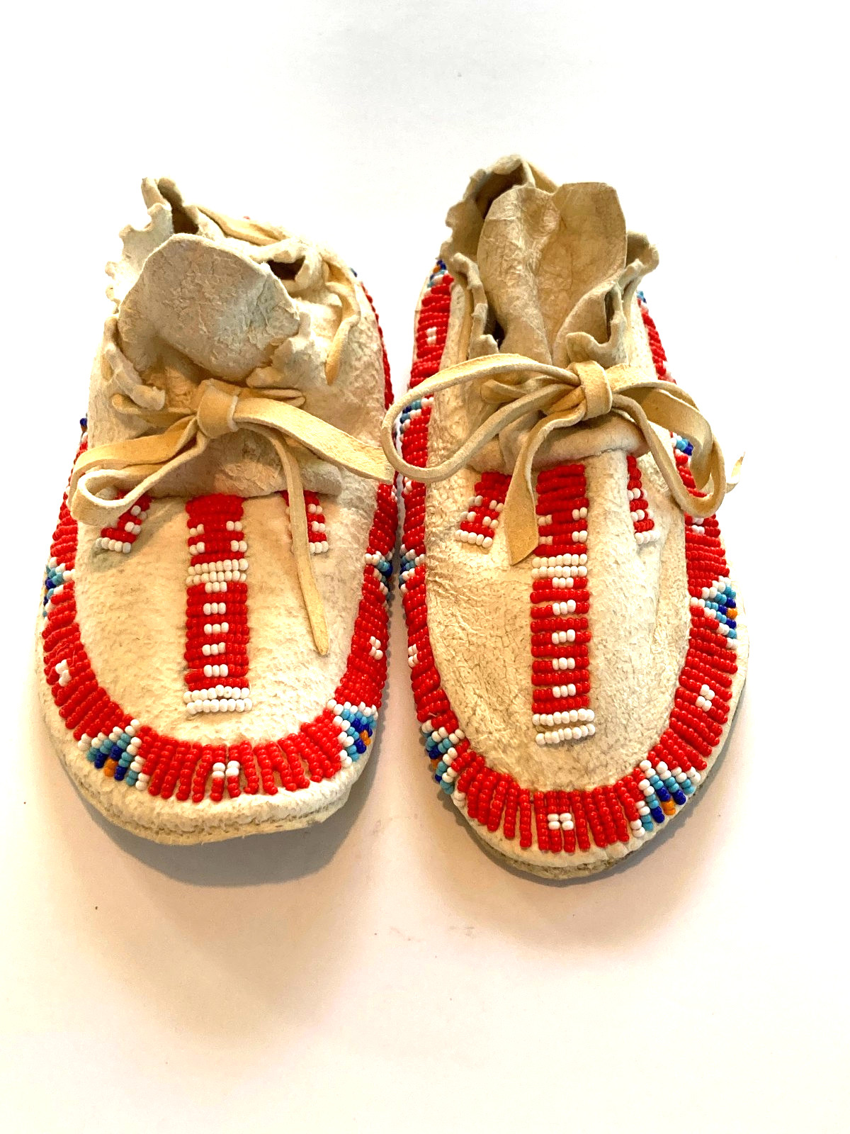 Moccasins - Child's Beaded Moccasins - Traditional Handmade Beaded Moccasins