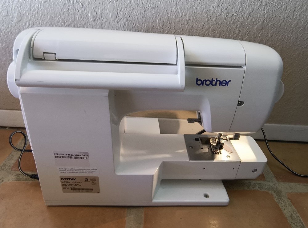 Brother Pacesetter ULT2001 high-end computerized sewing and embroidery machine.