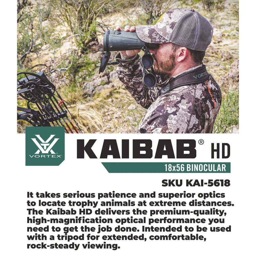Vortex Optics Kaibab HD 18x56 Binocular KAI-5618