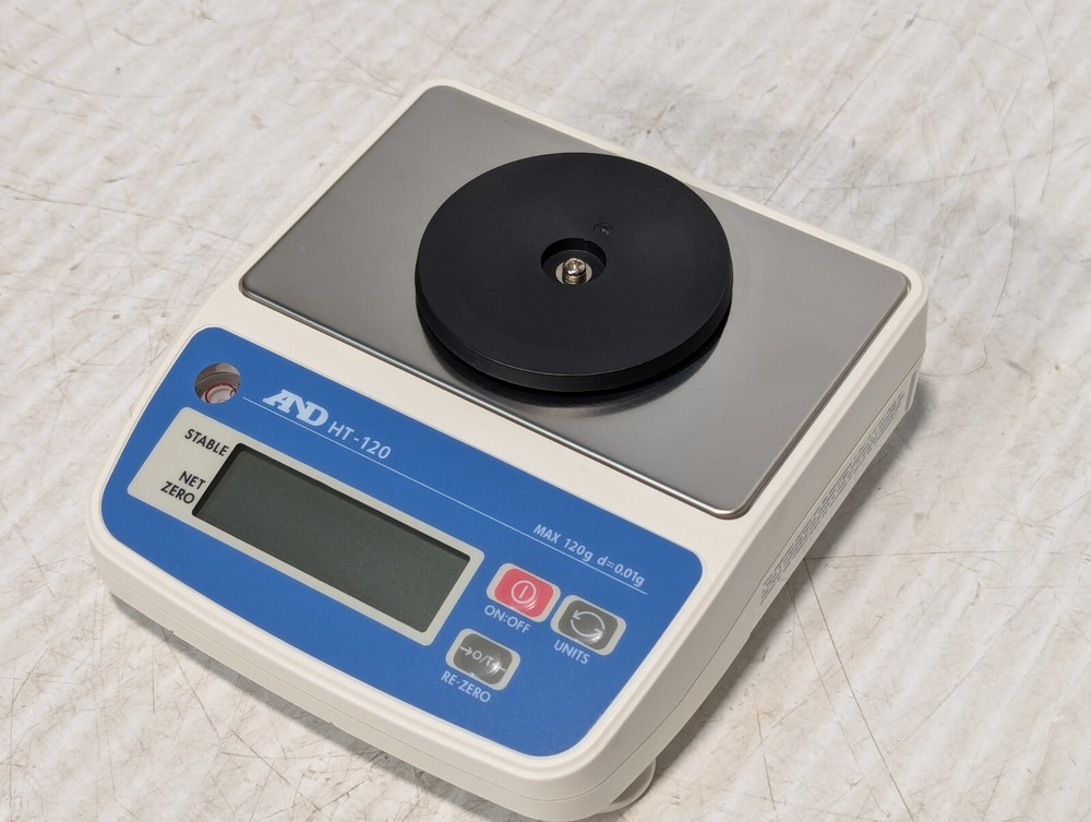 A&D HT-120 Compact Precision Scale, Digital, 0.01g, 120g Cap.