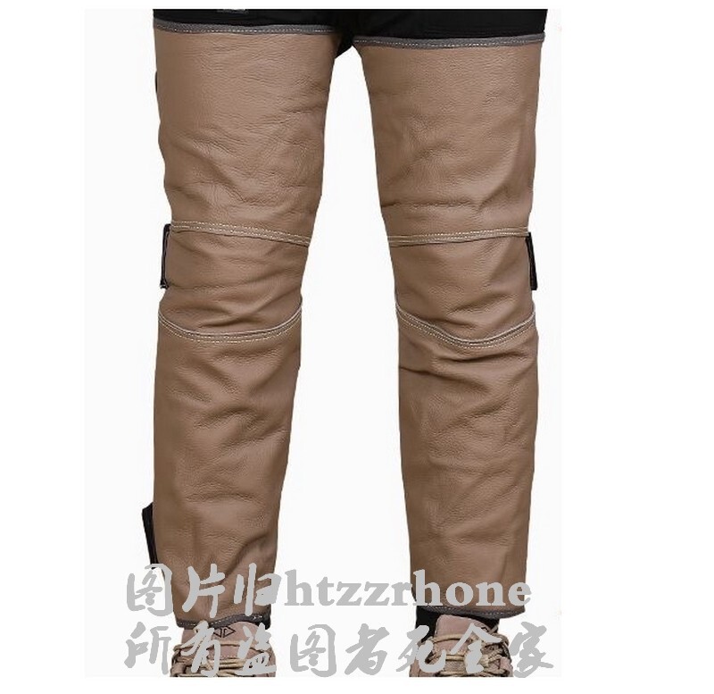 23" Long Pair Leather Fire Retardant Protective Welding Leg Guard Protector