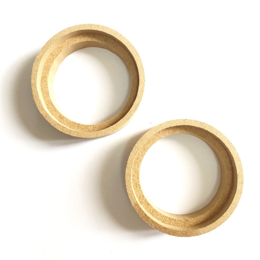 1.2" MDF Car Speaker Mounting Spacer Recessed Ring Mounting Depth Resolution
