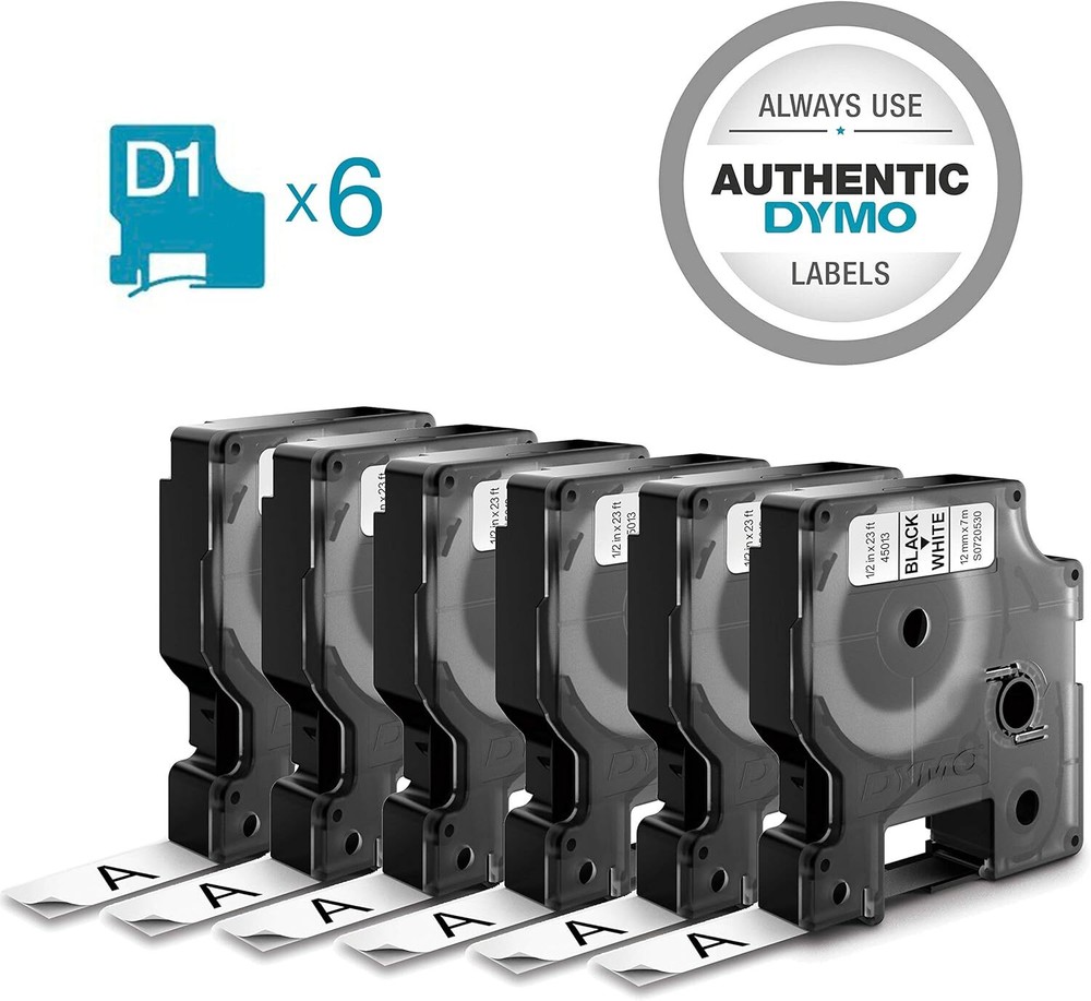Labels for LabelManager and LabelWriter Duo Label Makers, Great for Organization