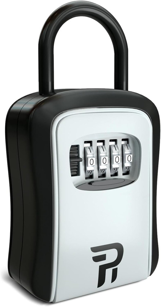 Lock Box for Keys with Code - Realtor Spare Key Lockbox Outdoor - Combination...