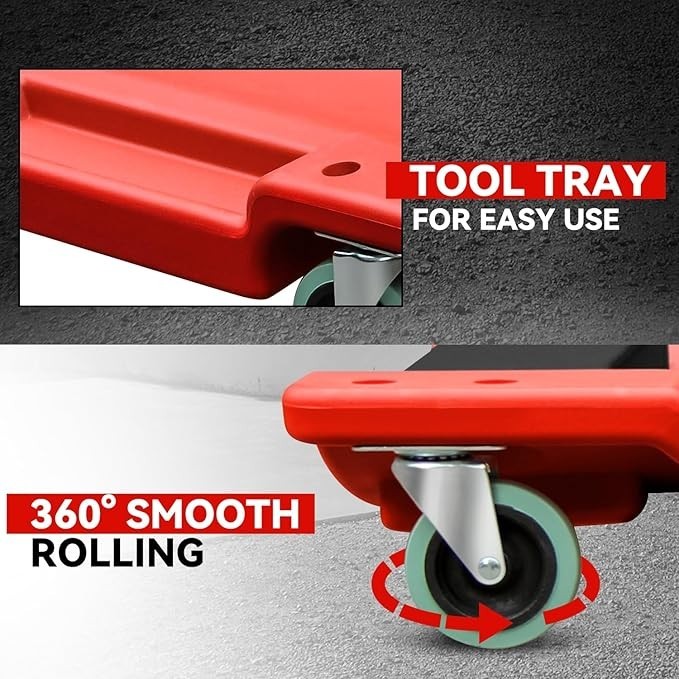 Professional Low Profile Plastic Creeper 40 Inch