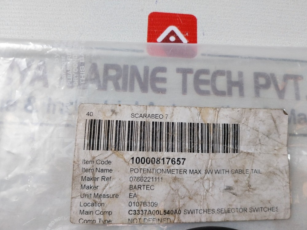 BARTEC 07-6622-1111 Potentiometer Max 8W With Cable Tail 4700 OHM