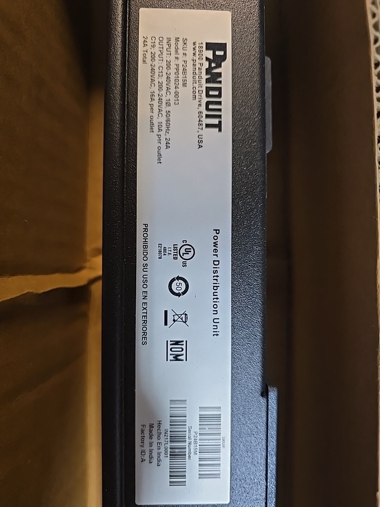Server Rack Panduit SmartZone G5 PDU