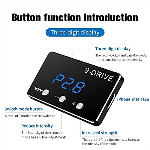 Throttle Response Controller - 9 Drive Modes Smart Racing Accelerator for Ford &