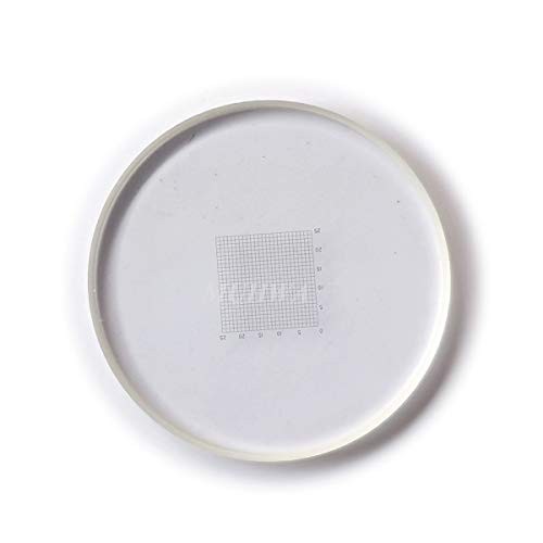 Net Shaped Micrometer Measuring Ruler Slides for 19mm Microscope Lens