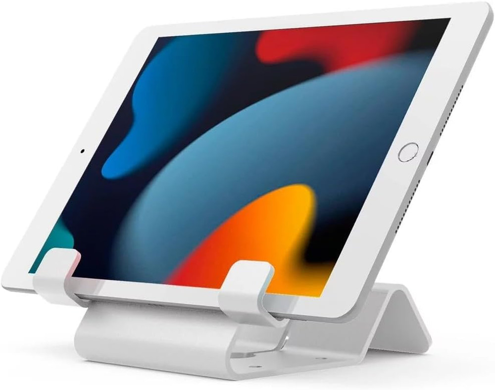 Universal Security Tablet Holder with Security Cable Lock and Plate, Black (CL12