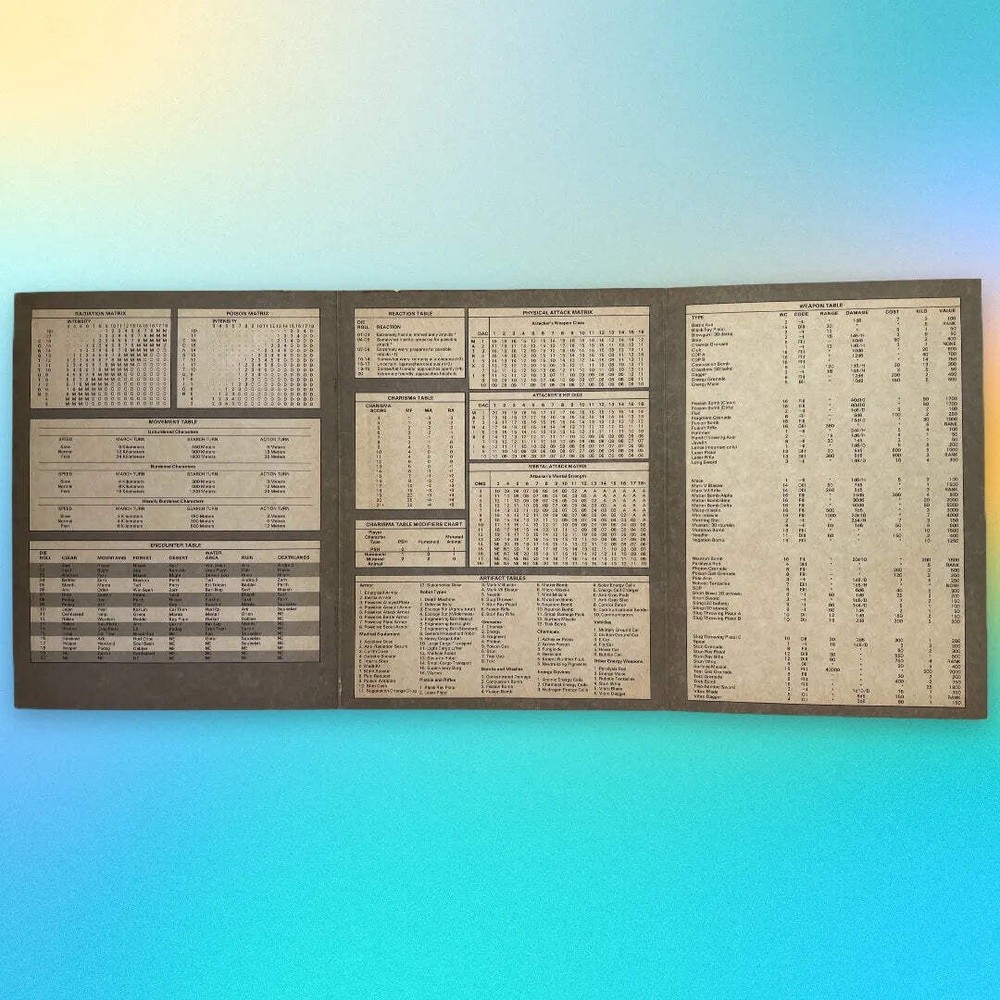 Referee's Screen with Mini Module Gamma World 6502