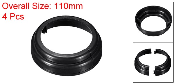 4Pcs 78mm Post Skirt Split Style