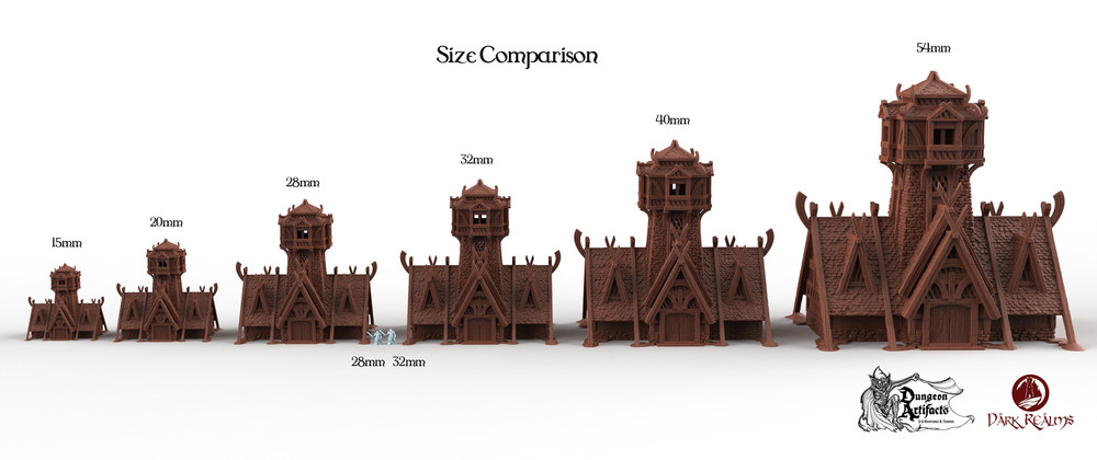 Norse Hall - Odingard - Dark Realms Terrain Wargaming D&D DnD