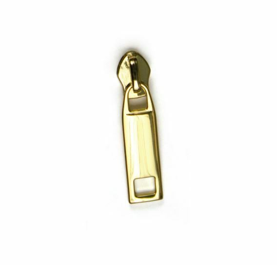 Zipper Pulls Gold - Rectangle (Size #5) from VOODOO RABBIT