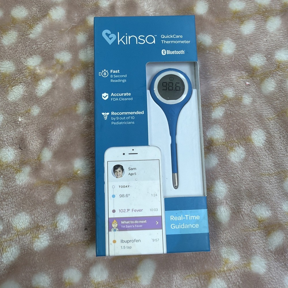 Kinsa KSA110 Quickcare Smart Digital Thermometer NIB