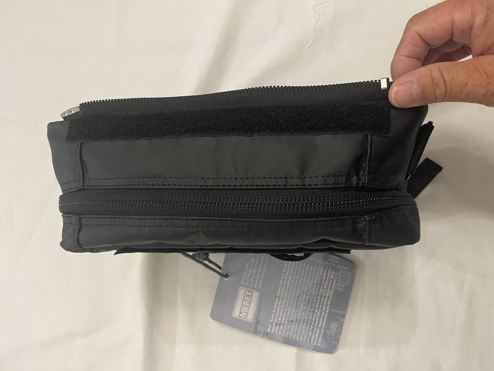 MERET Airway Intubation Tri-Fold Roll Out Bag Infection Control Black TS2 Ready