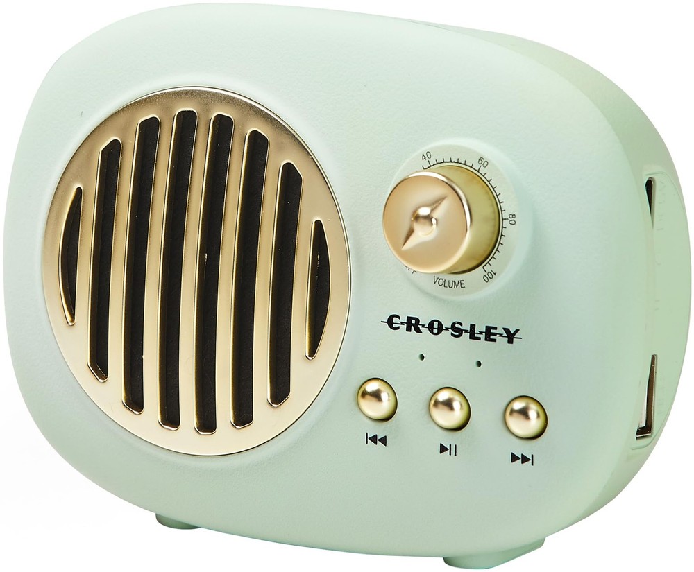 Crosley CR3044A-MN Piper Portable Bluetooth Speaker Mint