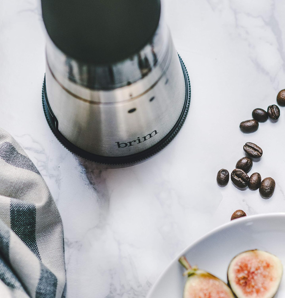 Electric Handheld Burr Coffee Grinder, Simple One-Touch Operation, 9 Precise Gri