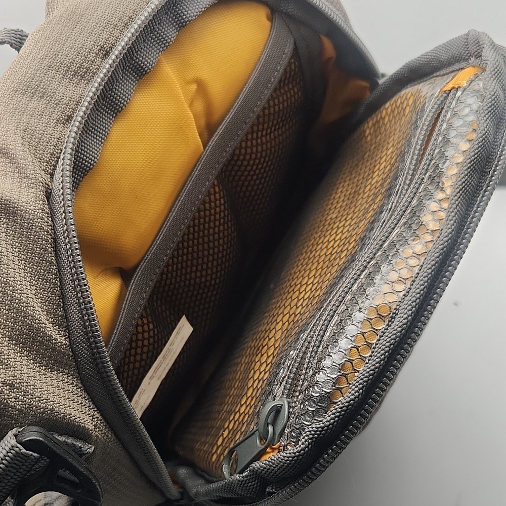 Allen Pack Summit Daypack Expansion Pockets Grey Yellow Black