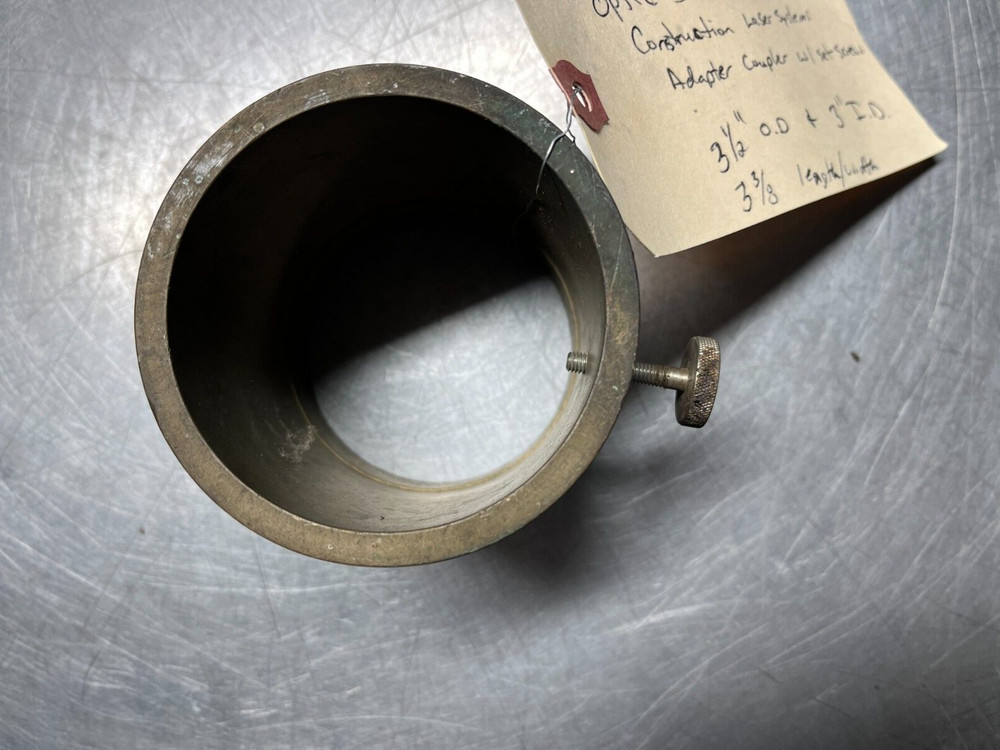 Construction Laser Systems Optic Sciences Adapter Coupler w/ Set Screw 3" ID