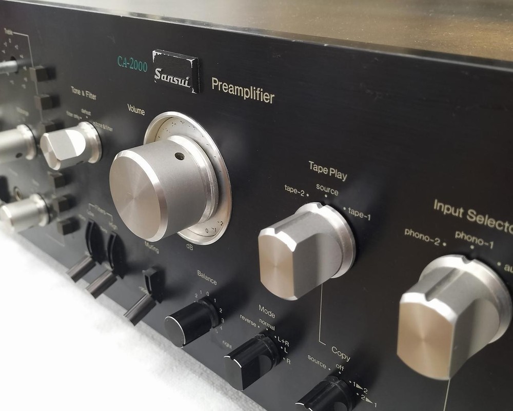 Sansui CA-2000 Stereo Preamplifier Transistor Tested Japan