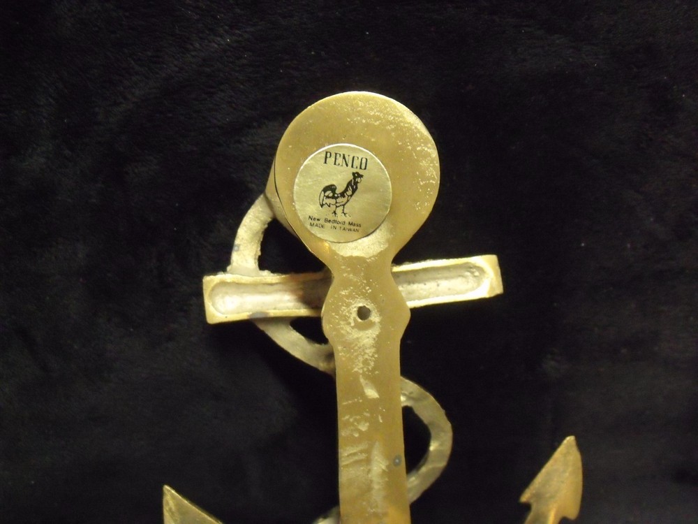 New High Polish ~ Solid Brass ~ Fouled Anchor Doorknocker