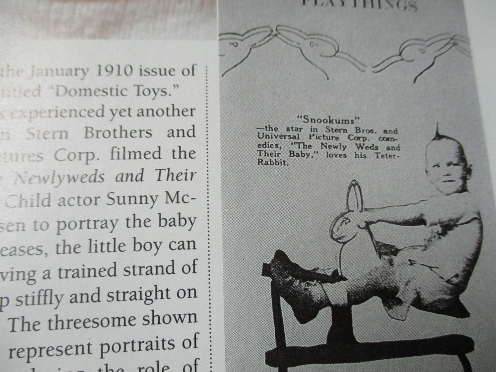 2p Snookums Doll Hsitory Article / Madame Hendren
