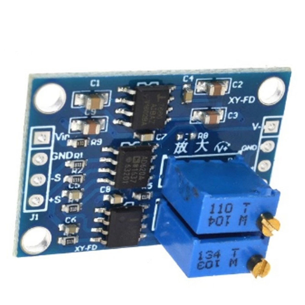 For AC DC Model Voltage Module AD620 Transmitter Low Offset Millivolt Voltage